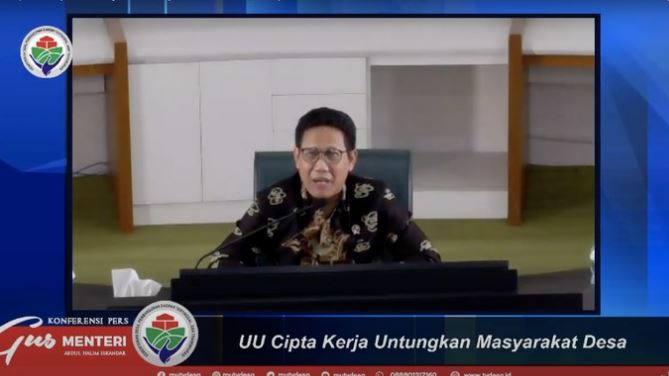 Mendes: UU Cipta Kerja Memicu Pertumbuhan UMKM di Desa